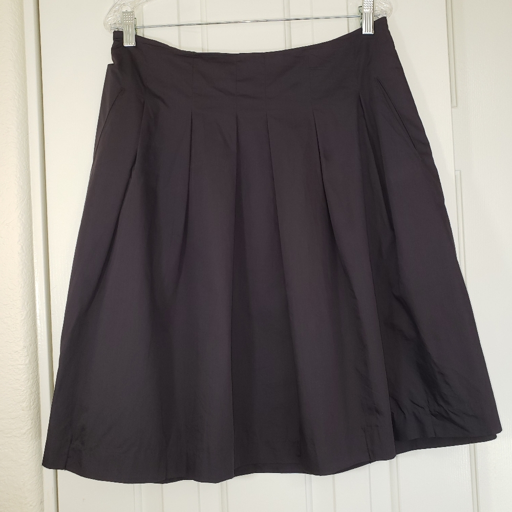 COPY - Banana Republic Dark Purple Cotton Skirt